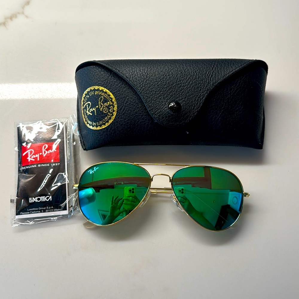 Ray Ban Aviator RB3025 Green